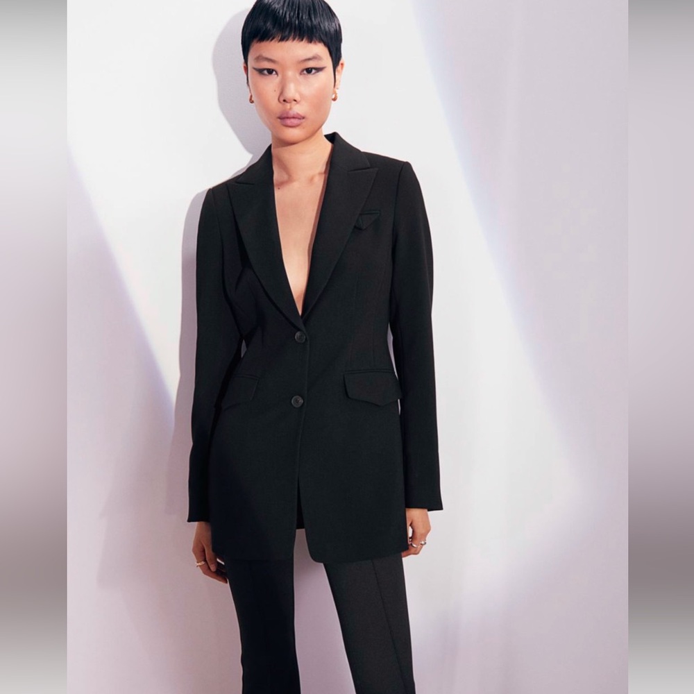 H&M 2 button long jacket, NWT